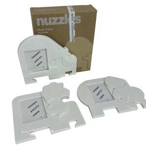 Tupperware Animal Lover Photo Picture Frame Magnets Zoo NEW Vintage